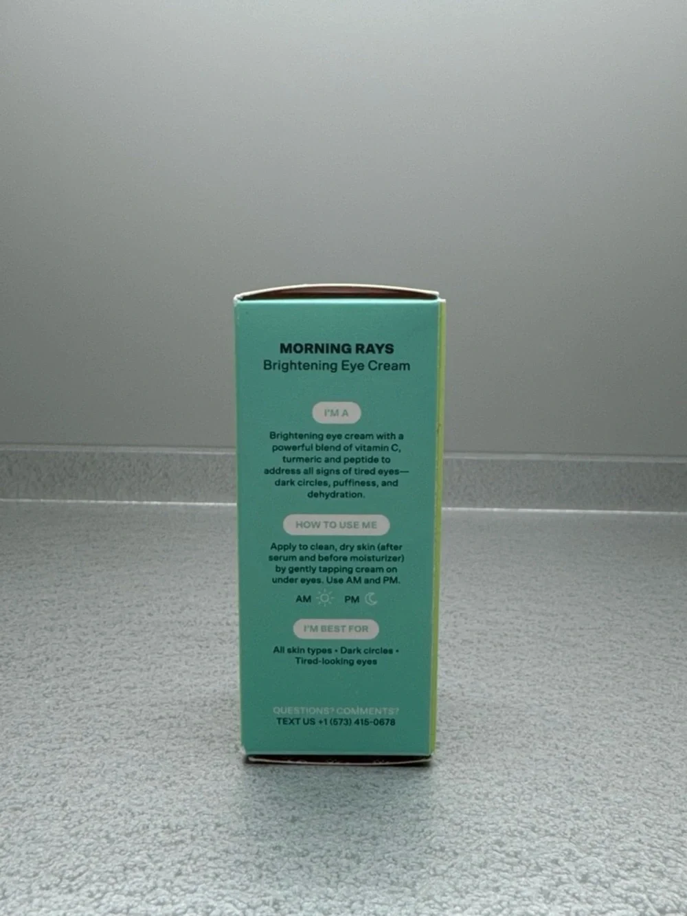 Bubble Morning Rays Brightening Eye Cream